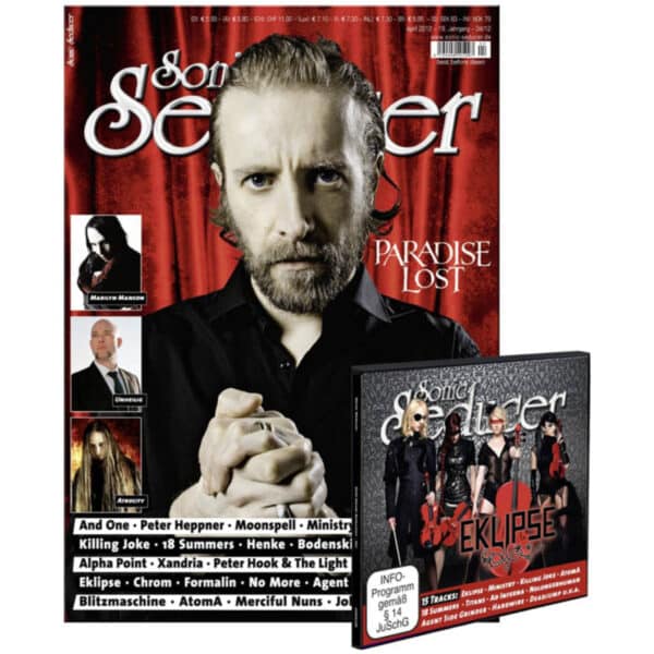Sonic Seducer 04/2012 mit Paradise Lost-Titelstory + 15 Track CD im Mag: Paradise Lost, And One, Marilyn Manson, Merciful Nuns, Ministry, Moonspell u.v.m. @ Sonic Seducer