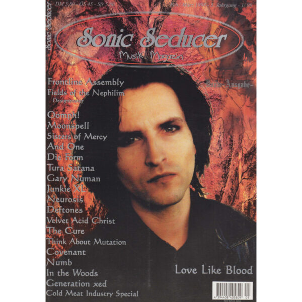 Sonic Seducer 01/1998 mit Love Like Blood-Titelstory, im Mag: Frontline Assembly, Fields Of The Nephilim, Oomph!, Moonspell, Sisters Of Mercy, And One u.v.m. @ Sonic Seducer