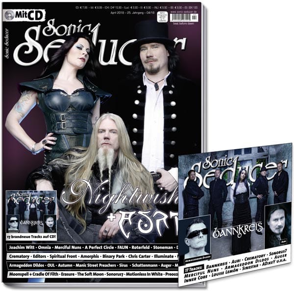 Sonic Seducer 04/ 2018 mit Nightwish-/Auri-Titelstory + 17 Track CD im Mag: A Perfect Circle, Omnia, Spiritual Front uvm. @ Sonic Seducer