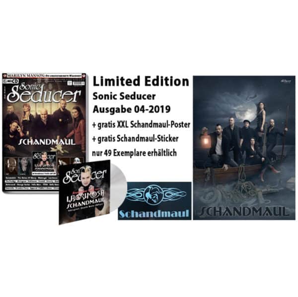 LIMITED EDITION Sonic Seducer 04/2019 mit Schandmaul XXL-Poster, Sticker & Titelstory und 16 Songs auf CD @ Sonic Seducer