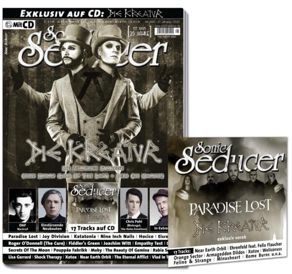 Sonic Seducer Mittelalter Ultrapack 02/2020 (04+05/20) mit 40 Seiten Mittelalter-Special sowie Titelstories zu In Extremo & Die Kreatur +52 Songs auf 3 CDs @ Sonic Seducer