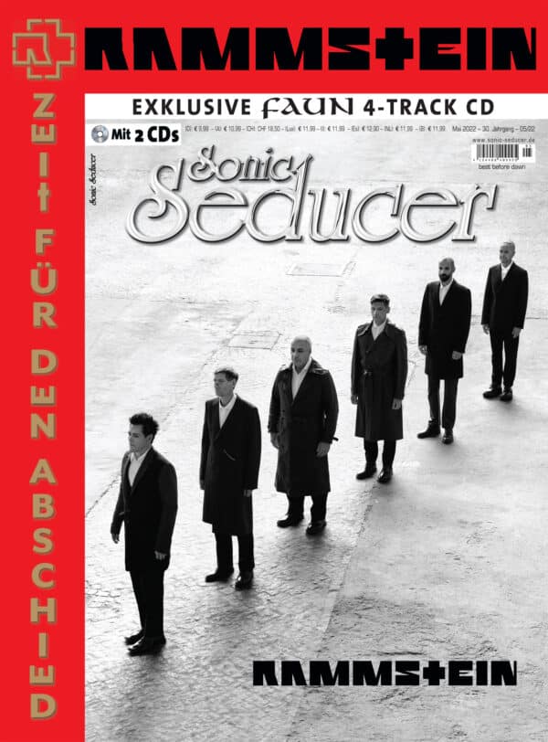 Sonic Seducer 05/2022, 2CDs: exkl. Faun “Pagan”- CD + RAMMSTEIN 7 Seiten, The Cure + Soft Cell + Placebo + Ville Valo (HIM) + Lord Of The Lost + Goethes Erben + Crematory @ Sonic Seducer