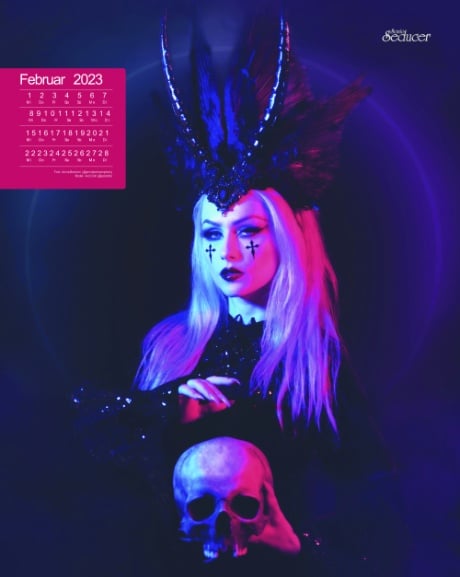 Sonic Seducer 09 2022 Gothic Fetisch Kalender 2023 Februar